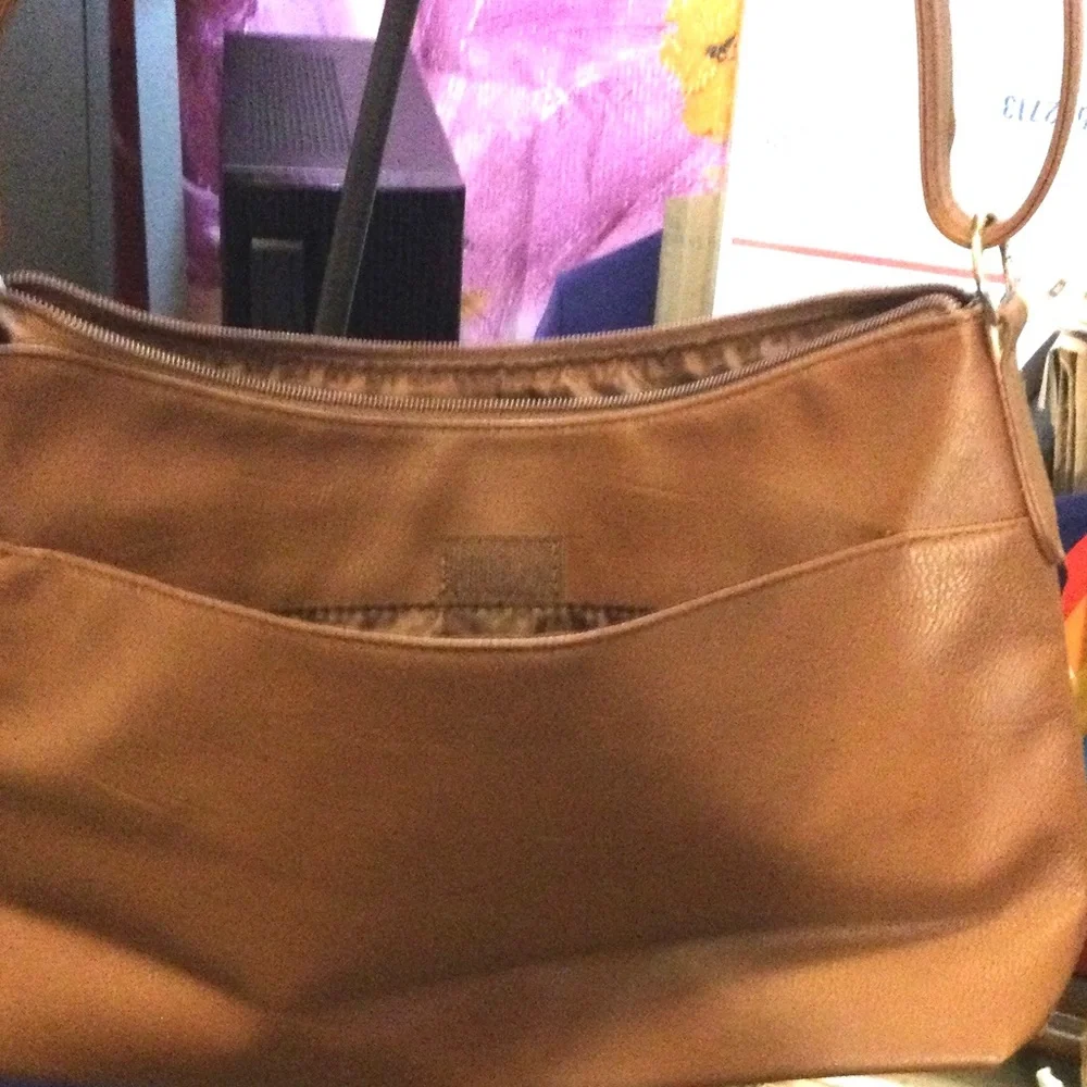 Classic Brown Shoulder Bag - Women's Crossbody Purse